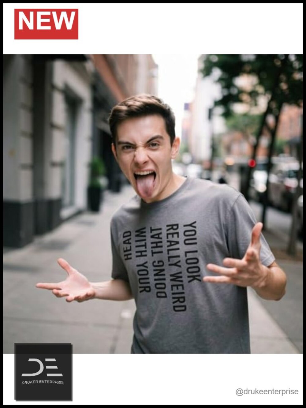 Men's Funny Sarcasm T-Shirt, Super Soft Cotton Blend Tee - Picture 2 of 6